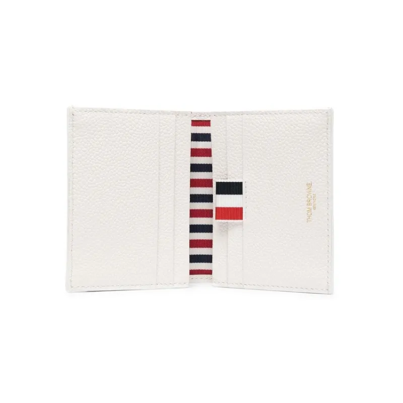 THOM BROWNE· Calfskin Card Holder Regular Men's White-2
