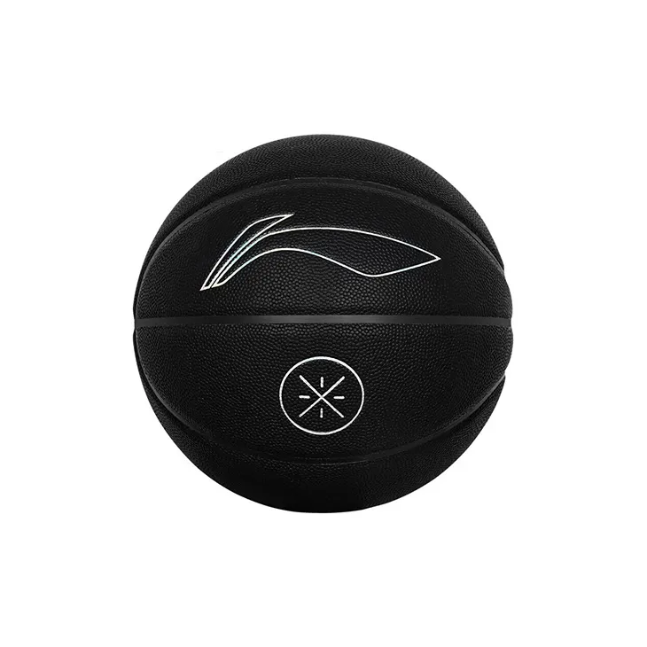 LiNing PU Basketball Black Size 7 Training Unisex-0