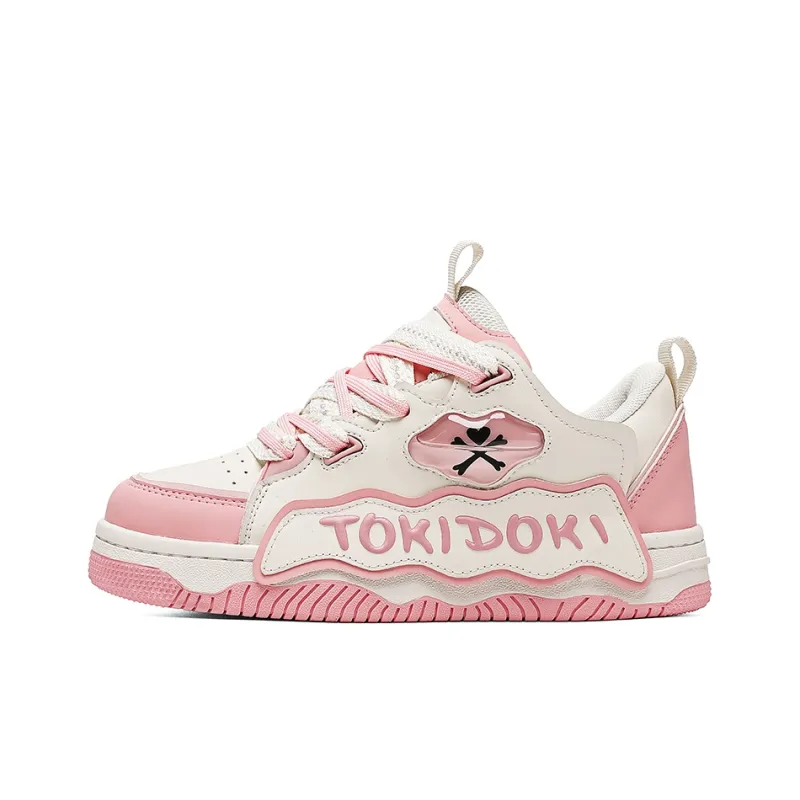 Tokidoki Non slip, Wear resistant, Impact resistant Low Top Sports Casual Shoes Unisex Black White-0