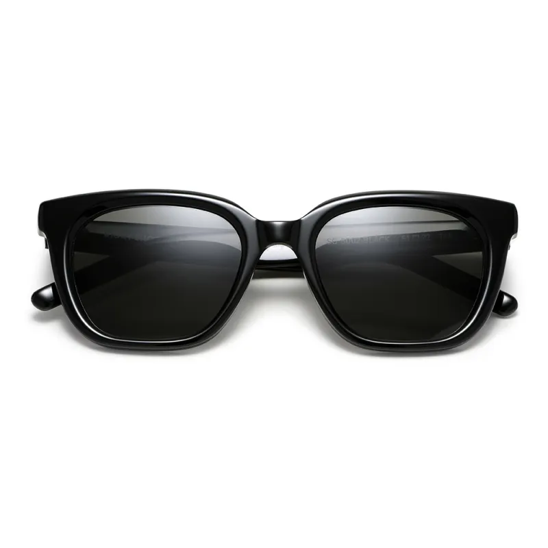 RIGHT SHOOP Plate Frame Square Sunglasses Unisex-3