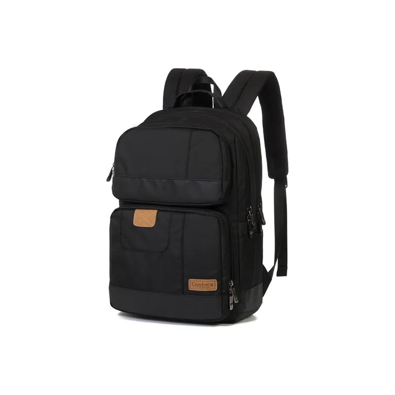 COWBONE Polyester Laptop Bag Medium Size Unisex Cool Black-2