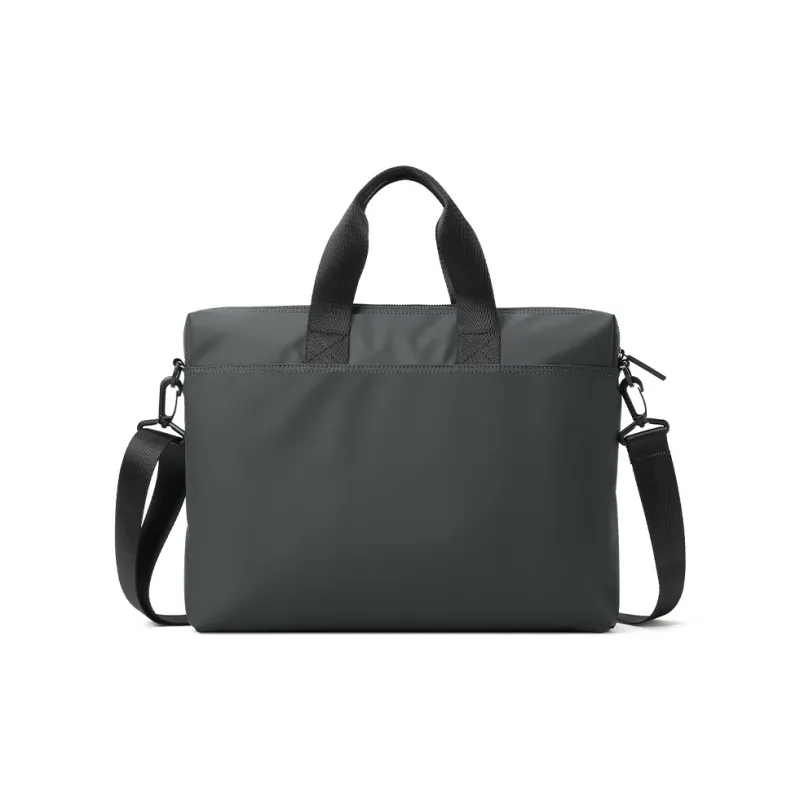 POLO Fabric Briefcases Large Size Men's Gray/Black-1
