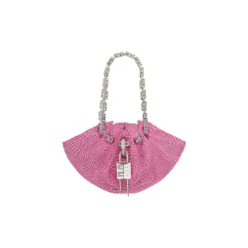 Givenchy Kenny Cow Leather Shoulder Bag Crossbody Bag Handbag Mini Women's Pink
