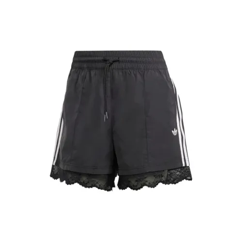 adidas originals LACE TRIM 3-STRIPES SHORTS