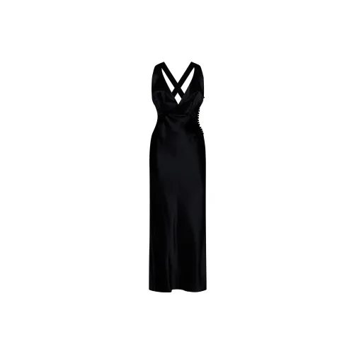 KHAITE Sleeveless Dresses Women's Black