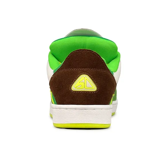 LuzaoT SUPER DRAG Puffy Shoes Stylish Skateboarding Shoes Unisex Esports Green-5