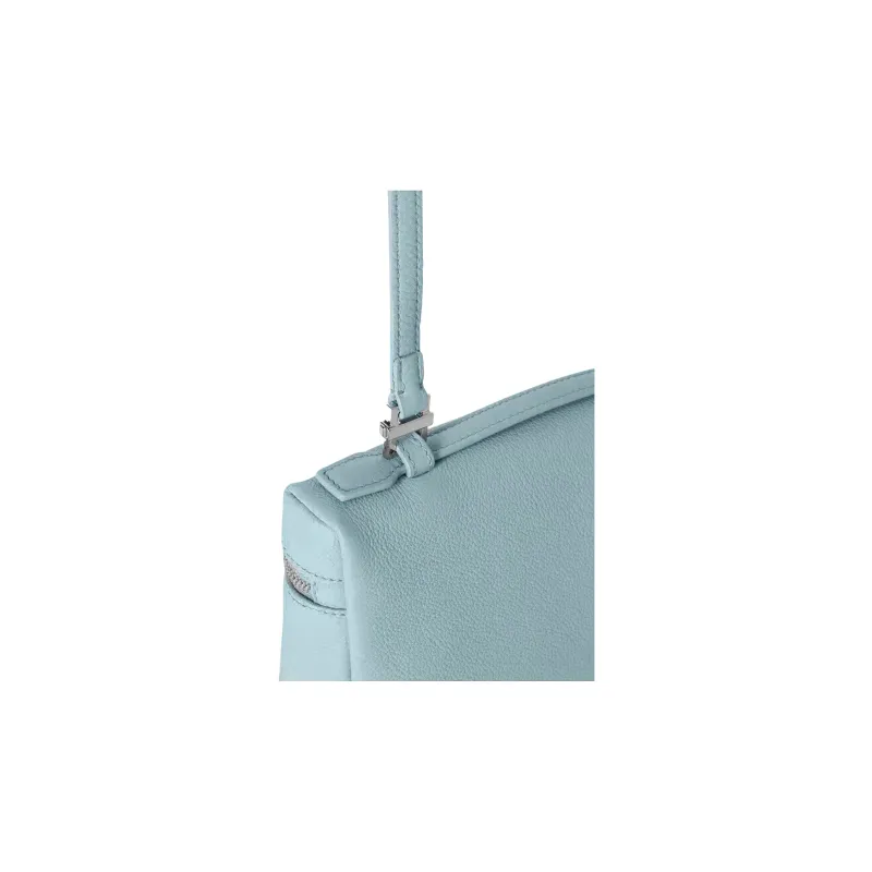 Loro Piana ExtraPocket Leather Small Square Makeup Bag Handbags Shoulder Bags Women's Sky Blue-5