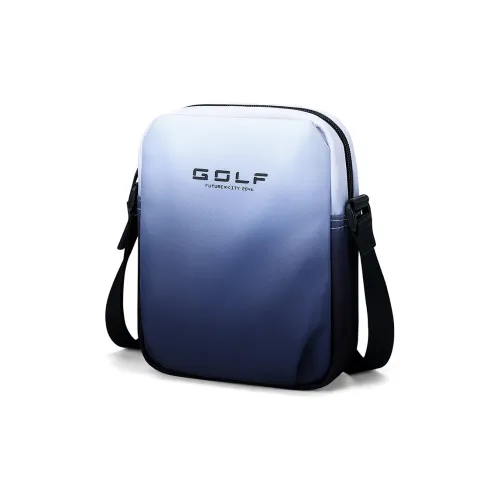 GOLF Fabric Crossbody Bag, Shoulder Bag Trumpets Men's Ink Wash Gradient