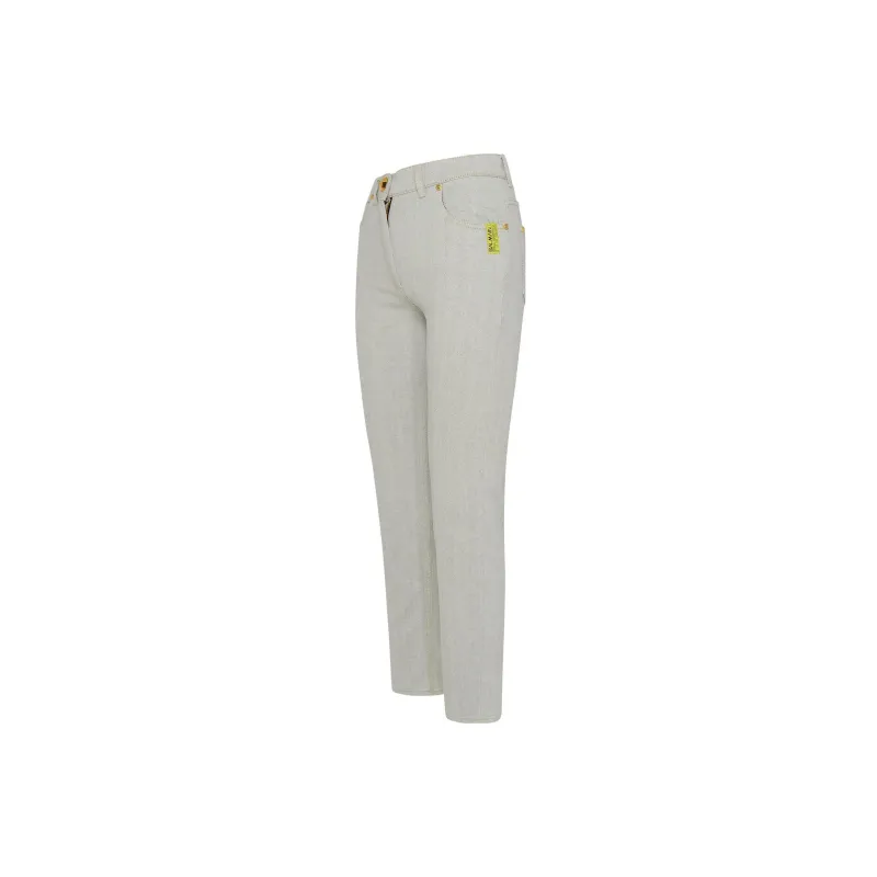 BALMAIN Jeans Women's Light Gray-2