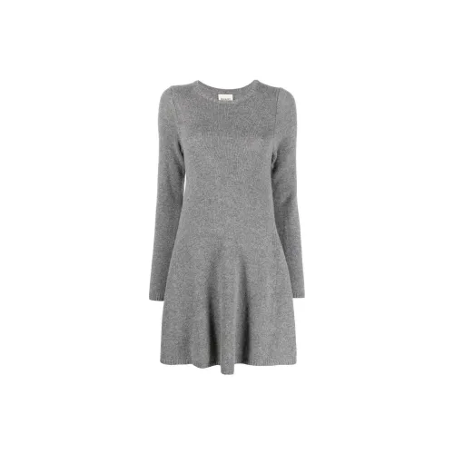 KHAITE Long-Sleeved Dresses Women's Gray