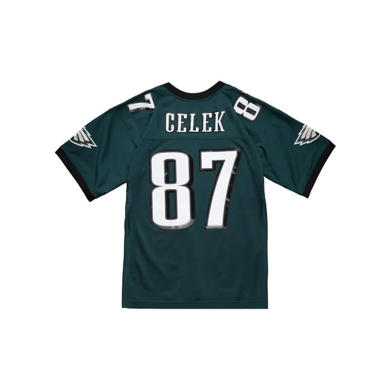 Mitchell Ness 2009 Brent Celek Philadelphia Eagles Legacy Player Jersey-1