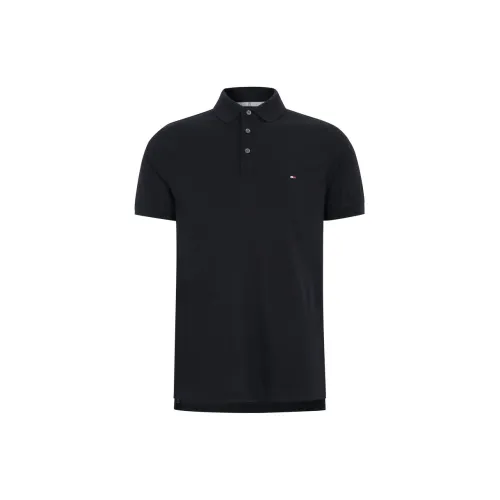 Tommy Hilfiger 1985 Series Polo Shirts Men Black