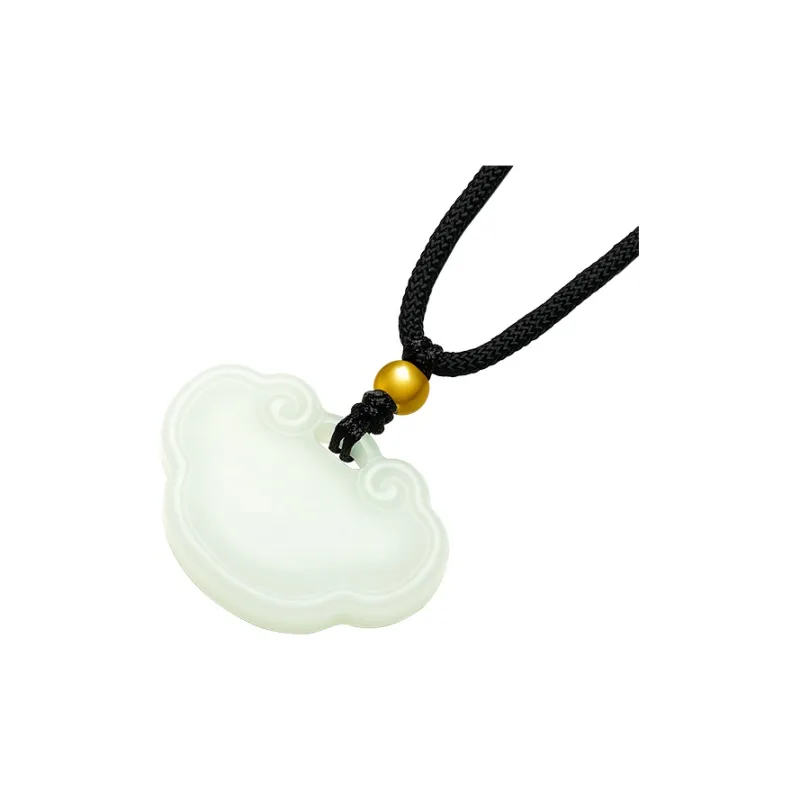ZHOU LIU FU Hetian Jade Pendants Green Jade Unisex-1