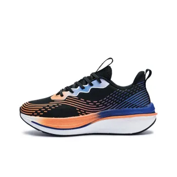 FINEPLAN Real Popcorn Collection Low Top Running Shoes Black Blue Orange