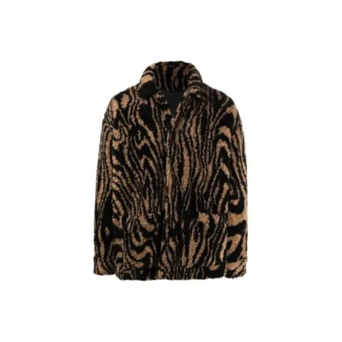 Opening Ceremony Coats Men Leopard Print