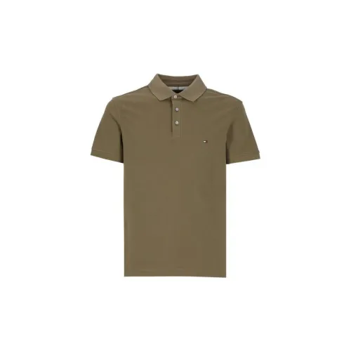 Tommy Hilfiger Polo Shirts Men Army Green