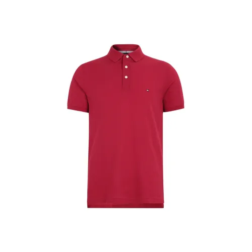 Tommy Hilfiger 1985 Series Polo Shirts Men Red