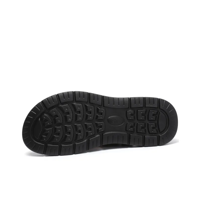 TRUMPPIPE Stylish Sandals Men's Yellow Brown-4