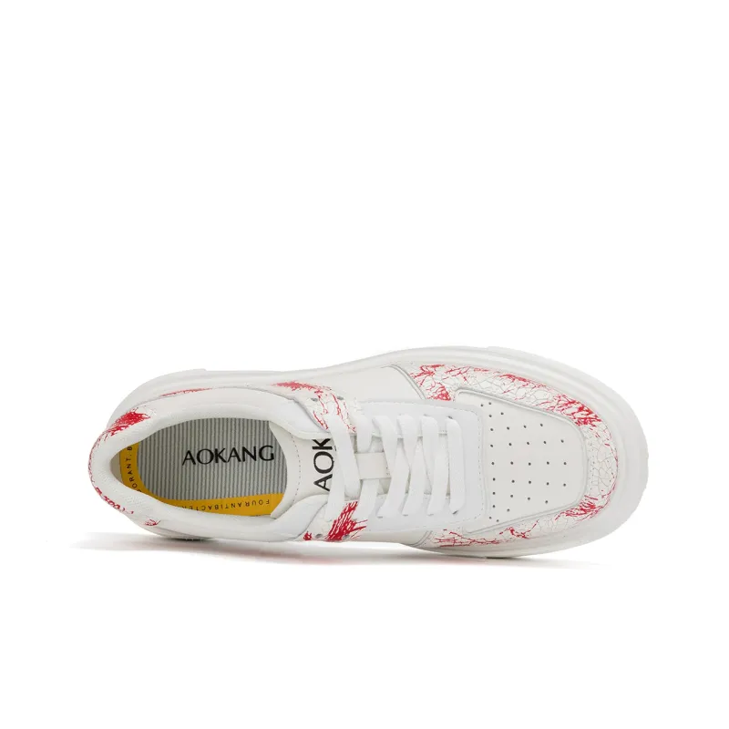 AOKANG Platform Shoes 3cm Women's White-2