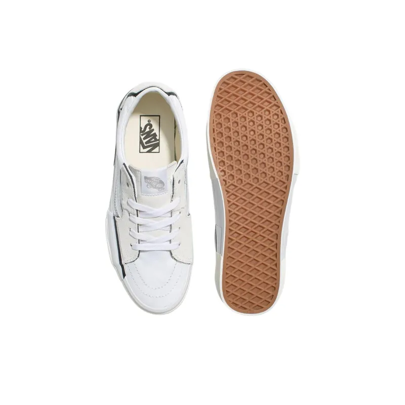 Vans SK8 Low Reconstruct 'White Black'-3