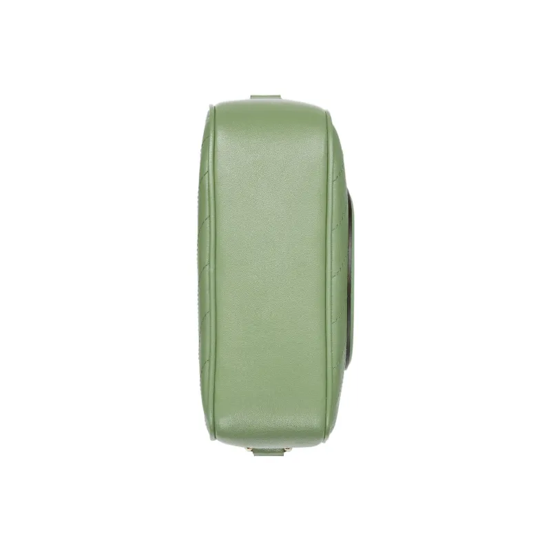 GUCCI Blondie Leather Crossbody Bag, Shoulder Bag Women's Green-4