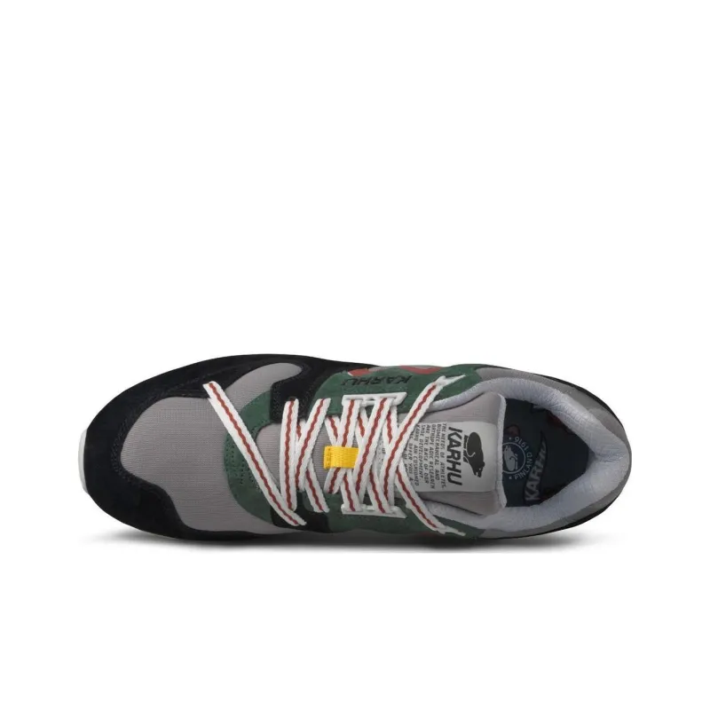 KARHU Synchron Classic Anti-Slip Wear-Resistant Low-Top Sports Casual Shoes Unisex Black Green Red-2