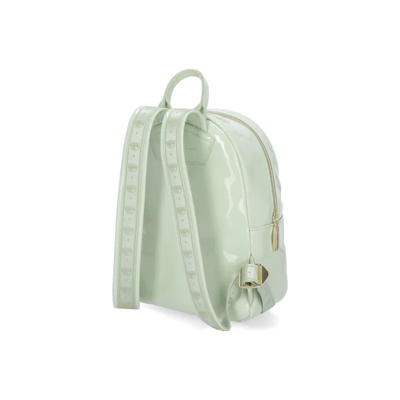 CHIARA FERRAGNI Polyester Backpack Women's Light Green-3