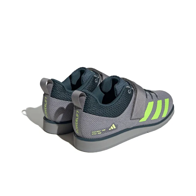 Powerlift 5 Adidas 'Grey Lucid Lemon'-3