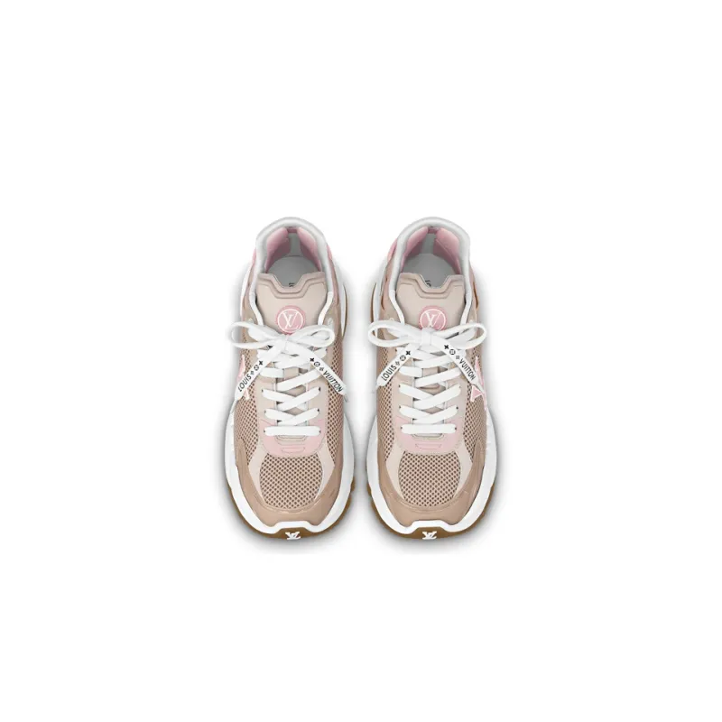 LOUIS VUITTON Run 55 Sneakers 'Tan Pink' Women's-4