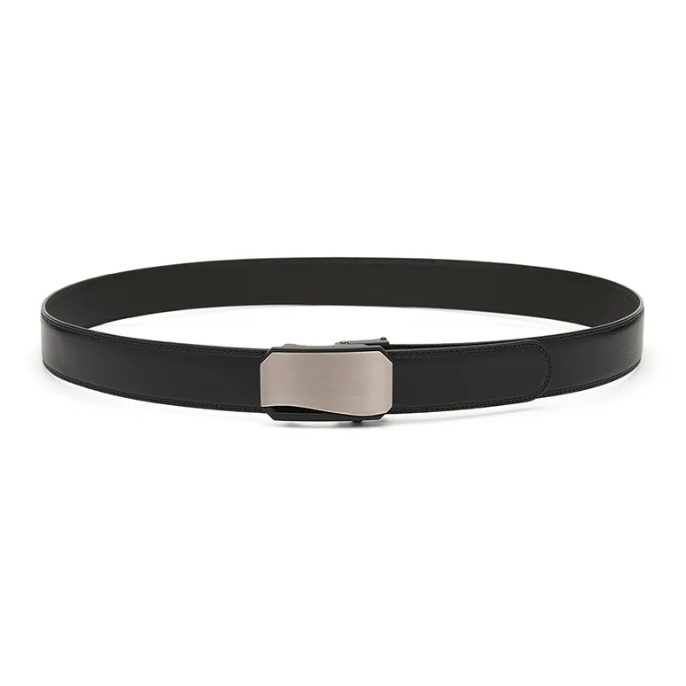 FREE RABBITⅡ Young And Middle Aged Belt Business Automatic Buckle Cow Leather Leather Belts Men's Width  3.5cm-13