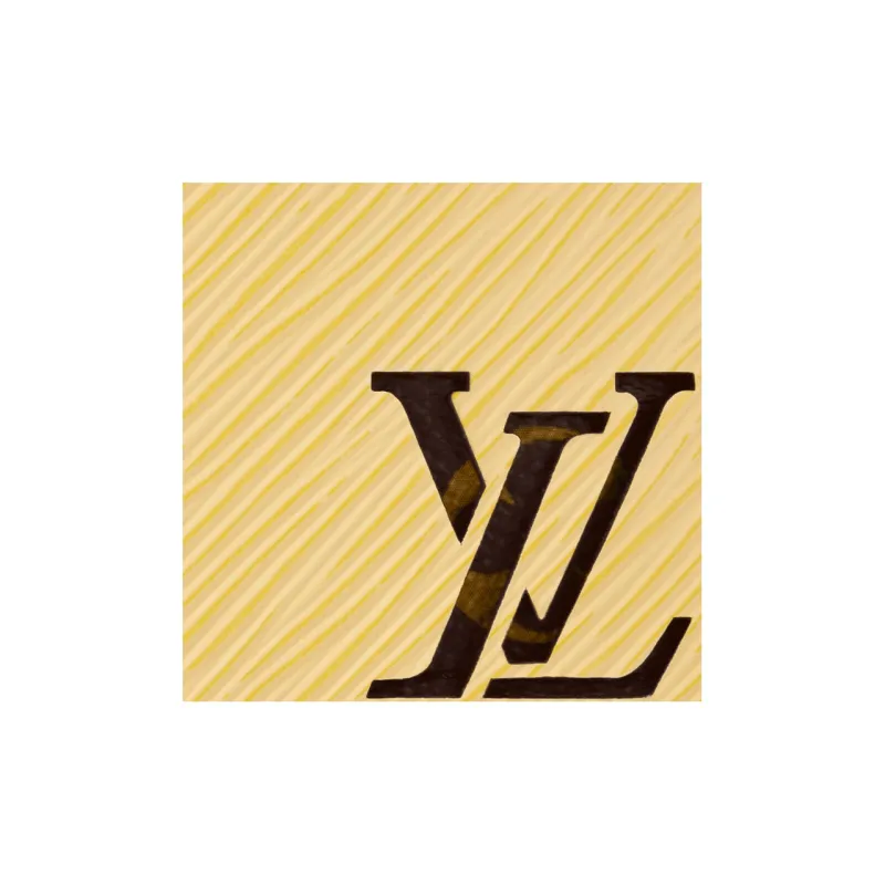 LOUIS VUITTON Cow Leather Handbag, Shoulder Bag Women's Yellow-4