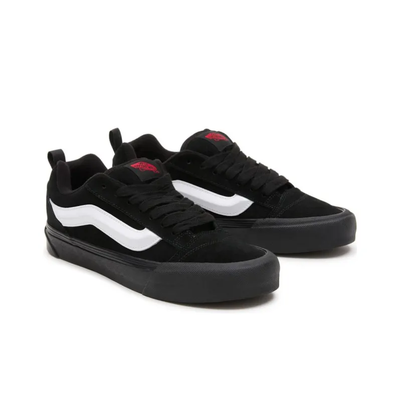 Vans Knu Skool 'Black White'-2
