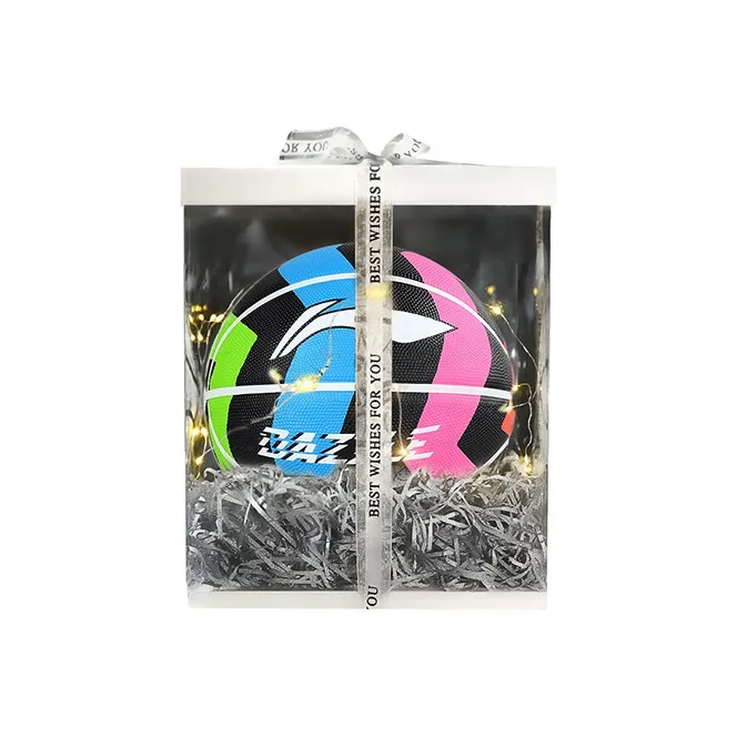 LiNing Rubber Basketball Black Pink Green Blue 5/7 Size Training Unisex-11
