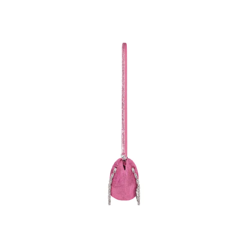 Givenchy Kenny Cow Leather Shoulder Bag Crossbody Bag Handbag Mini Women's Pink-1