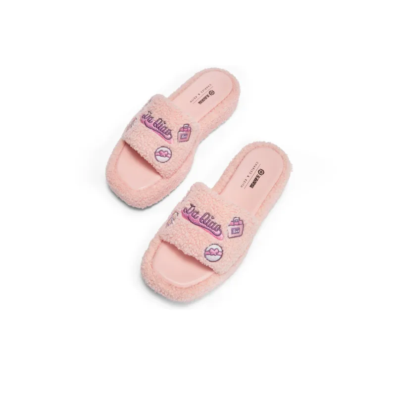 CHARLES&KEITH Glory Of Kings Collaboration Series Composite Sole Slide Slippers Women's-8