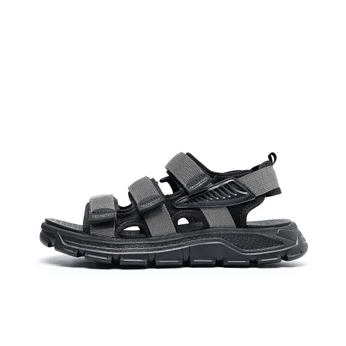 TRUMPPIPE Beach Sandals Men Gray