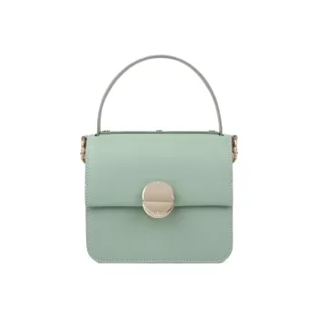 Chloe Calfskin Shoulder Bag, Crossbody Bag, Handbag Small Size Women's Green