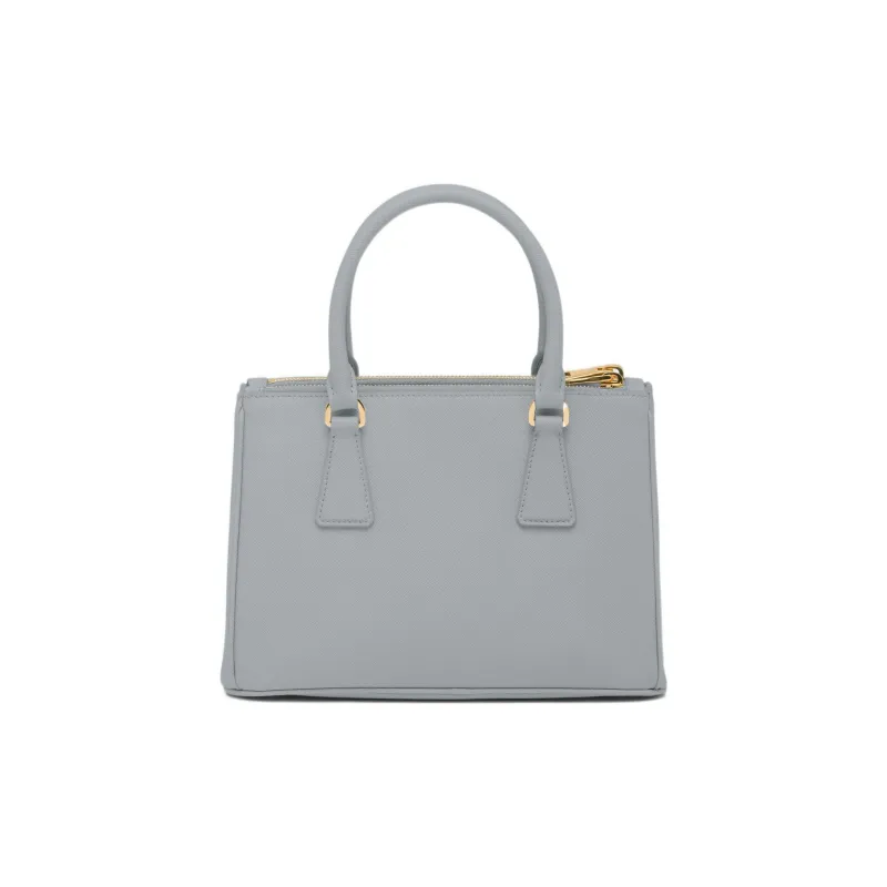 PRADA Galleria Killer Bag Leather Shoulder Bag Crossbody Bag Handbag Small Size Women's Cornflower Blue-2