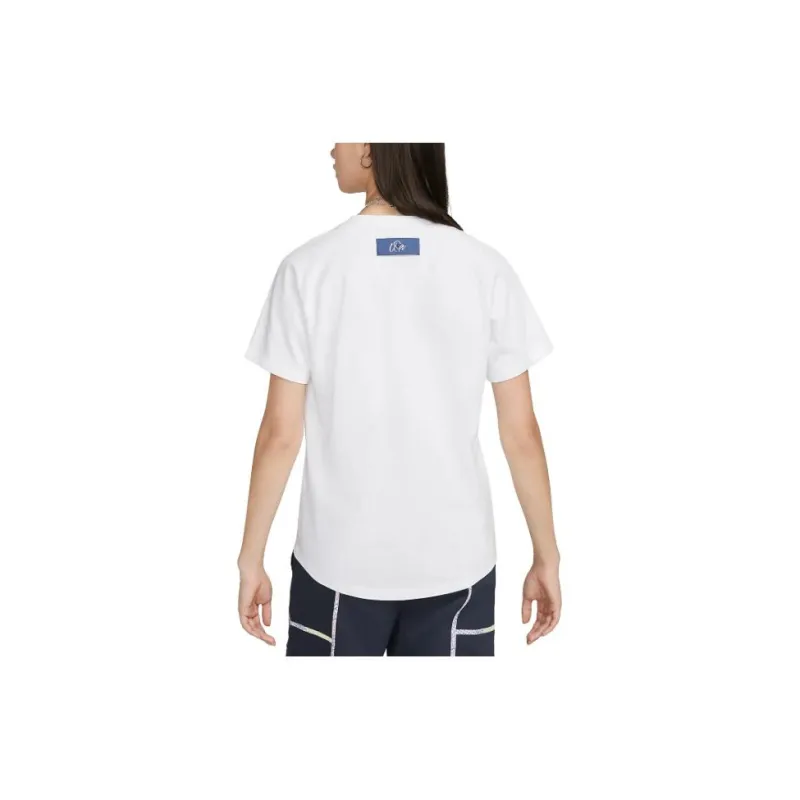 Nike USA Soccer Team Olympic Series Drop Shoulder Sleeve T-Shirt Women's White-1