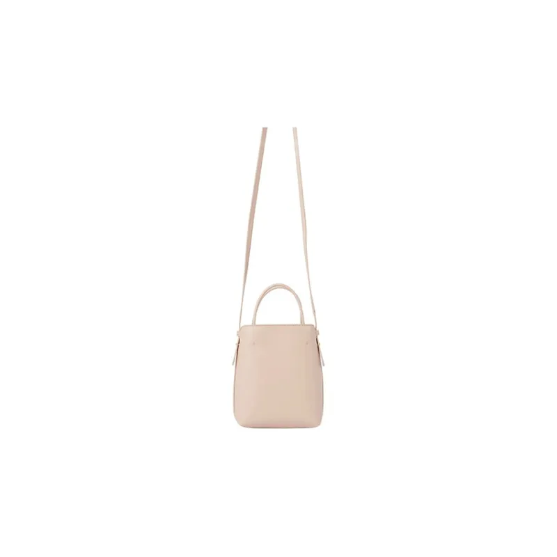 Chloe Shiny Calfskin Handbag, Shoulder Bag, Crossbody Bag Mini Women's Pink-3