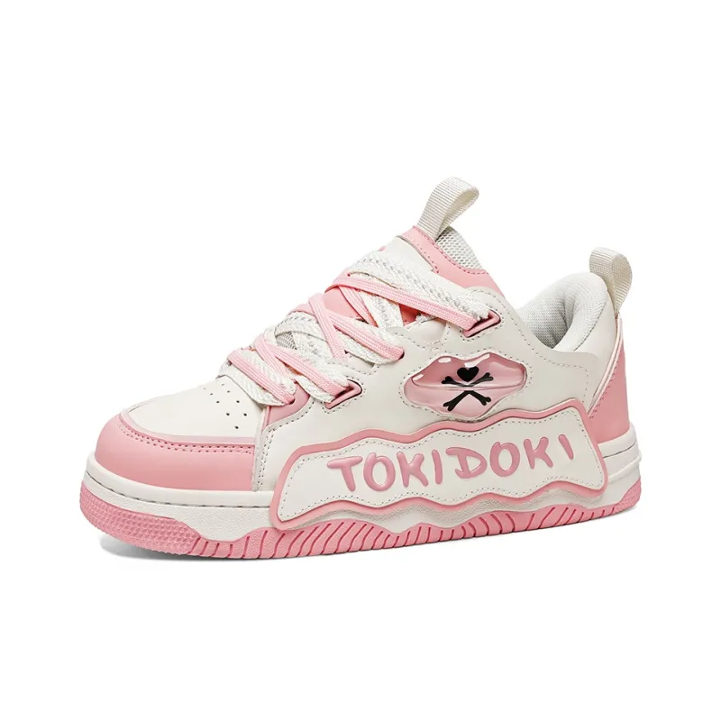 Tokidoki Non slip, Wear resistant, Impact resistant Low Top Sports Casual Shoes Unisex Black White-1