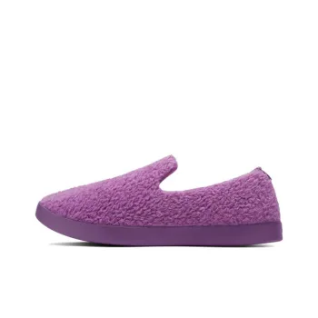 Allbirds Wool Lounger Fluff Wear-Resistant Slip-Resistant Low-Top Sports Casual Shoes Women's Purple