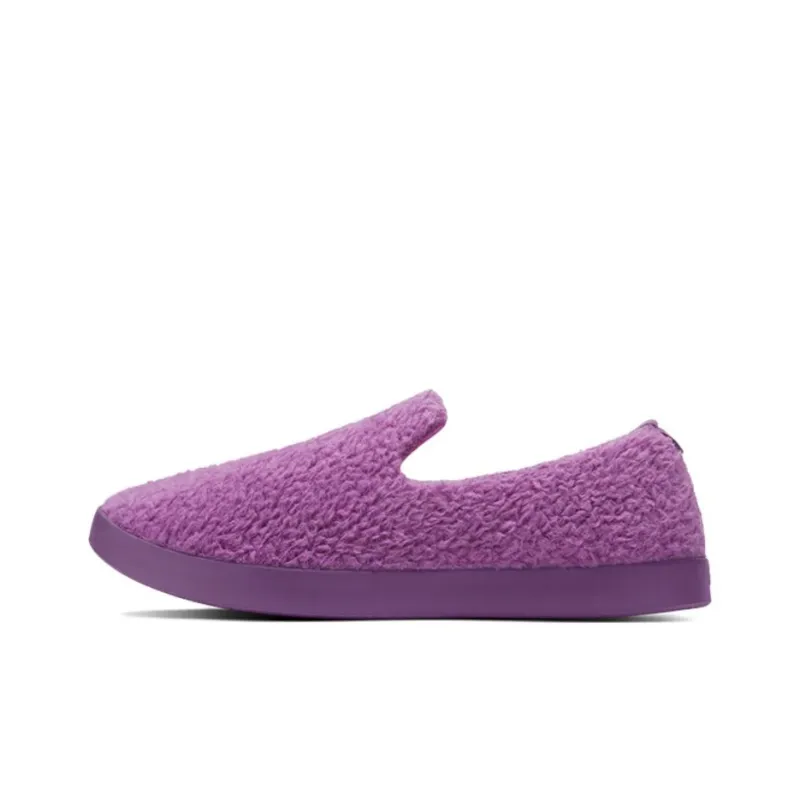 Allbirds Wool Lounger Fluff Wear-Resistant Slip-Resistant Low-Top Sports Casual Shoes Women's Purple-0