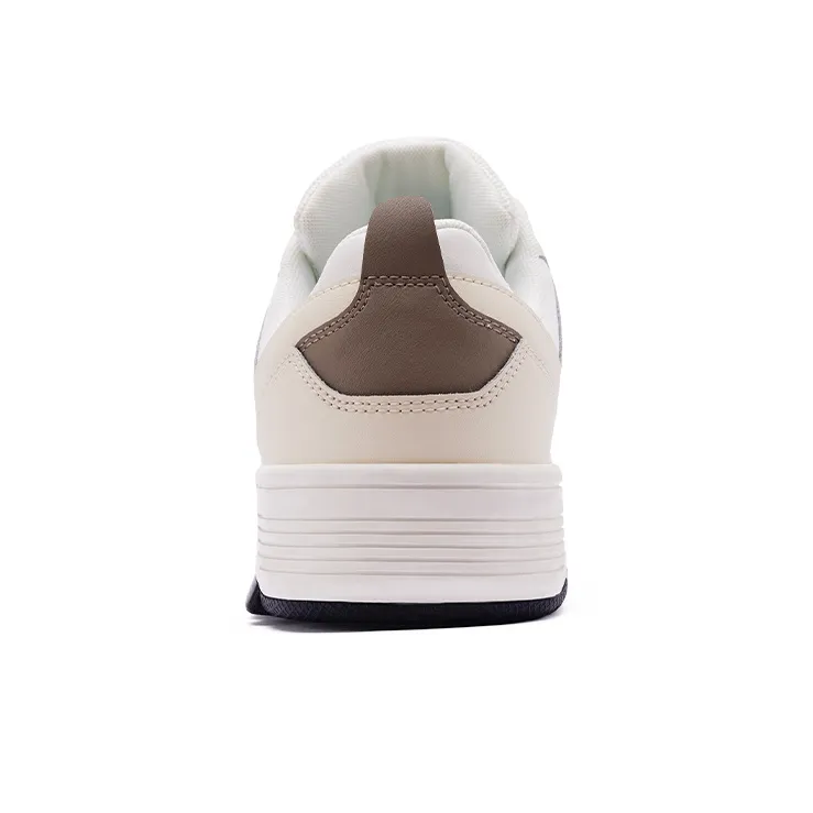 PONY Reverse Low Top Skateboard Shoes Unisex Ecru-3