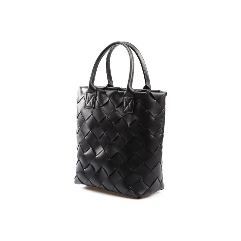 Bottega Veneta CABAT Sheepskin Tote Bag, Shopping Bag, Shoulder Bag, Crossbody Bag, Handbag Medium Size Women's Black-1