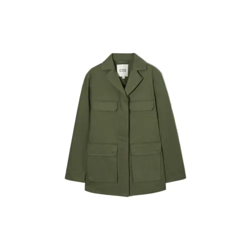 COS Jackets Women's Khaki Green