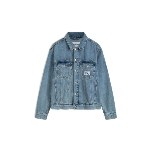 Calvin Klein Denim Jackets Men Sky Blue