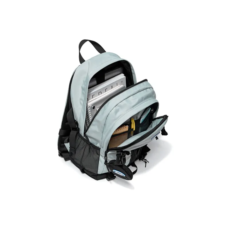 WINNER Polyester Backpack Large Size Unisex Ecru/Light Gray/Light Blue-23