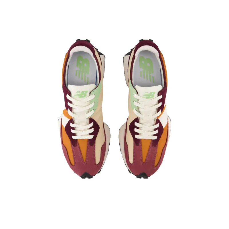 New Balance 327 Burgundy Orange-3