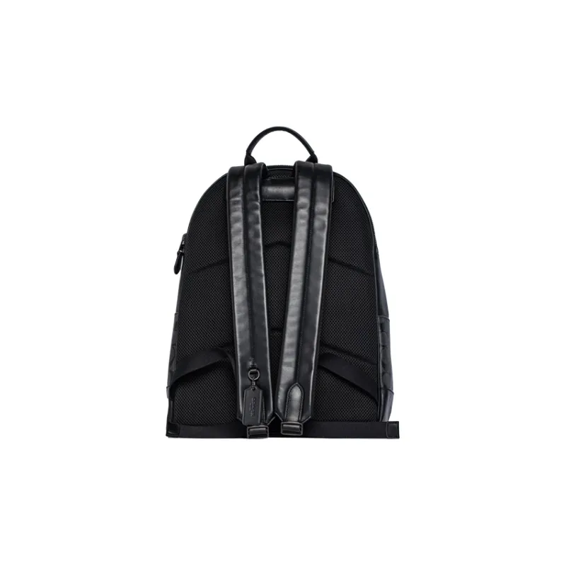 COACH West Backpack In Signature Canvas Black-2